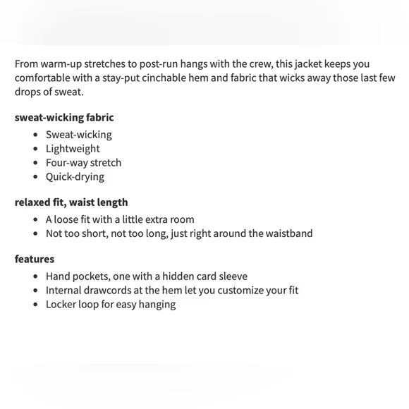 Lululemon Mile Maker Run Crew Graphic Cinch-Hem Jacket - Picture 9 of 9